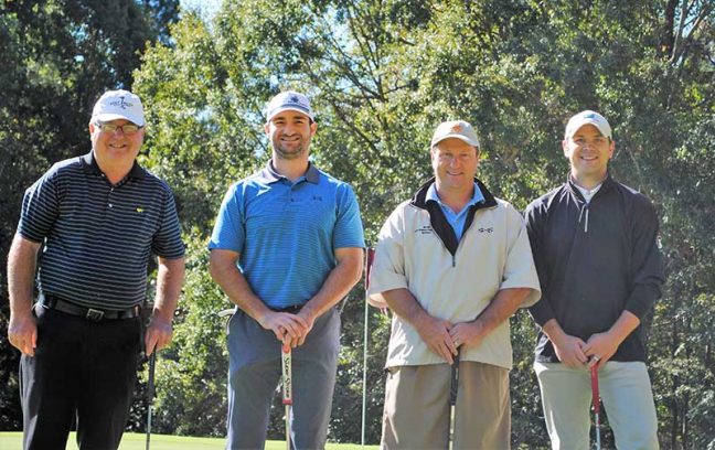 Third Place Team: Wade Payne, Food Giant Supermarkets; David D’Amico, BTC Wholesale Distributors; Chris Crosby, UTZ/Golden Flake; and Marshall Epply, BTC Wholesale Distributors.