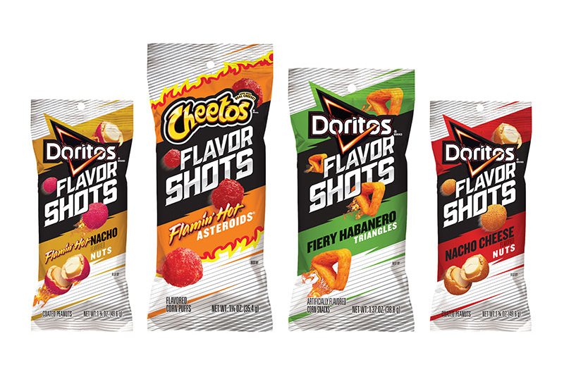 FritoLay Introduces Flavor Shots Snacks From Doritos And Cheetos